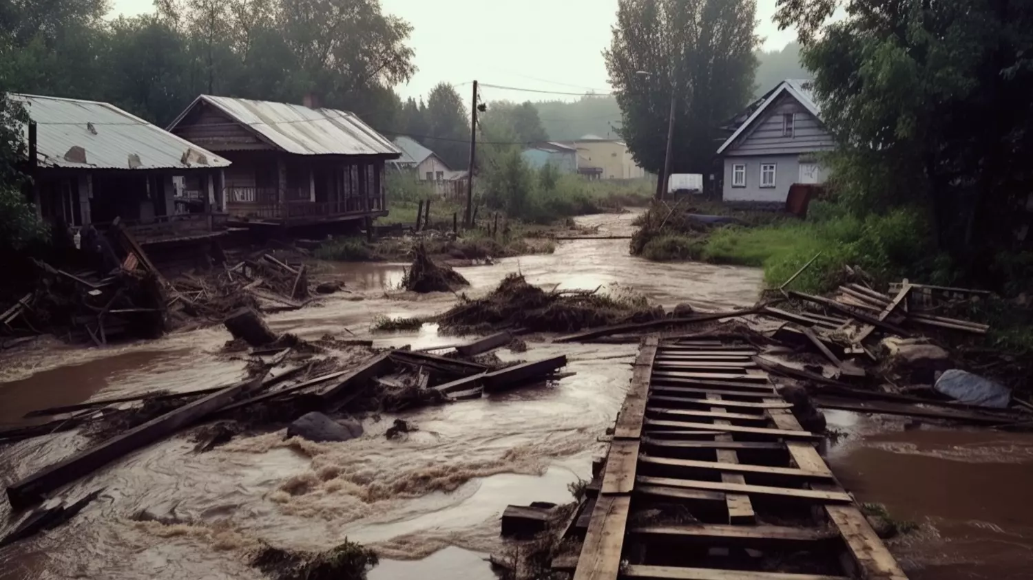 В отдельный районах Тюменской области из-за паводка проводится эвакуация жителей.