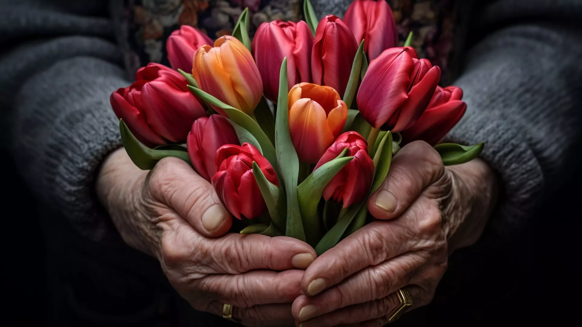 Тюменцы устроили столпотворение за самыми дешевыми тюльпанами в городе